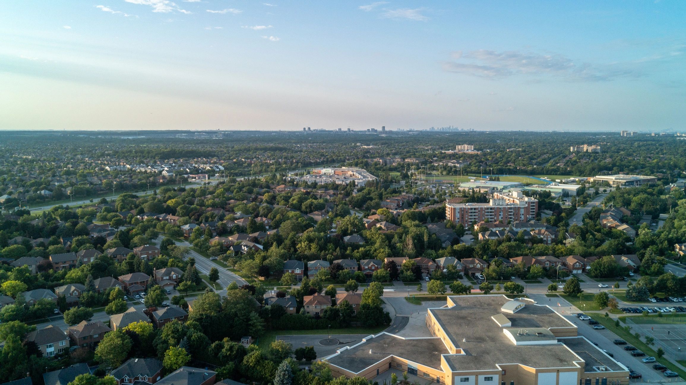 Ontario new construction neighbourhood